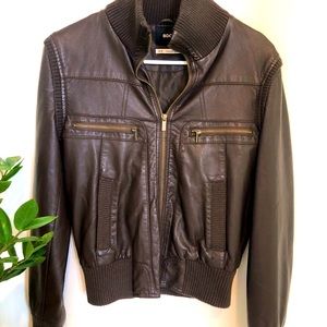 MOVING - Urban Outfitters BDG Brown Leather Jacket